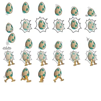 Sprite d'un personnage de jeux vidéo